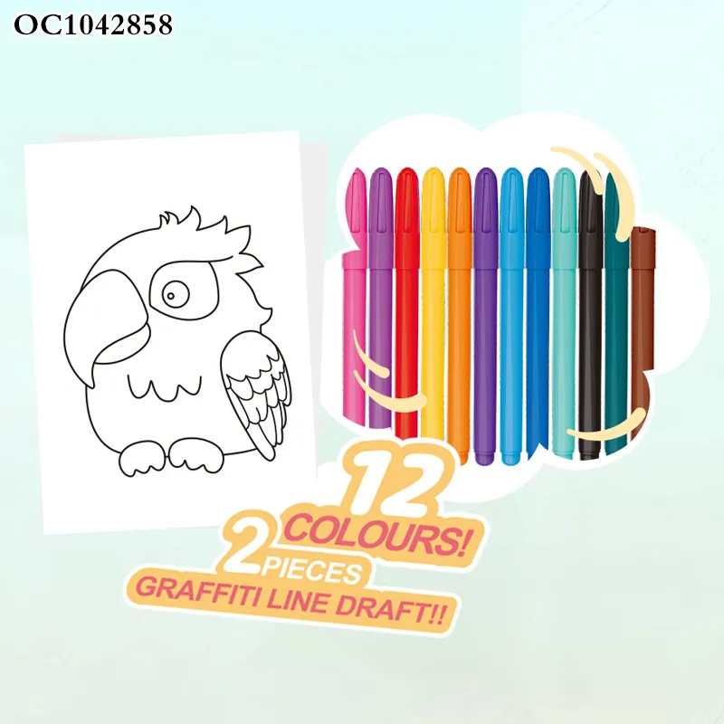 Wholesale Electric Spray Color Printing Pen Popular DIY Graffiti Drawing Tools Toys for Kids