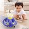 Kids Wholesale 32 Hole LED Light up Novelty Funny Toys Spinning Top Soap Electric Bubble Machine
