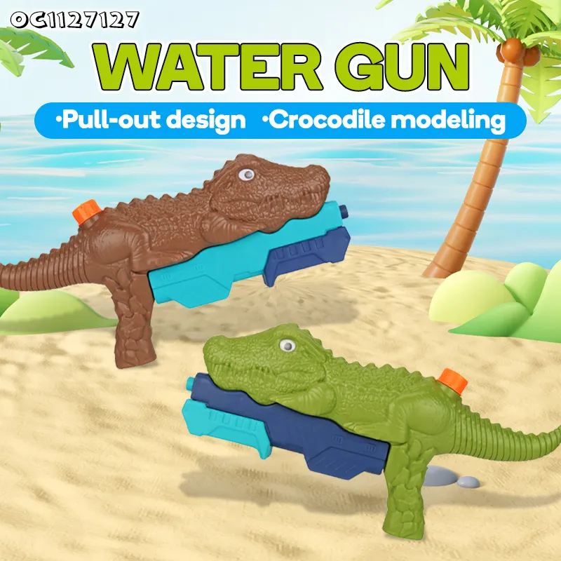 Summer Outdoor Interesting Shooting Gun Games New Best Funny Cool Plastic Dinosaur Water Guns Toys for Wholesale