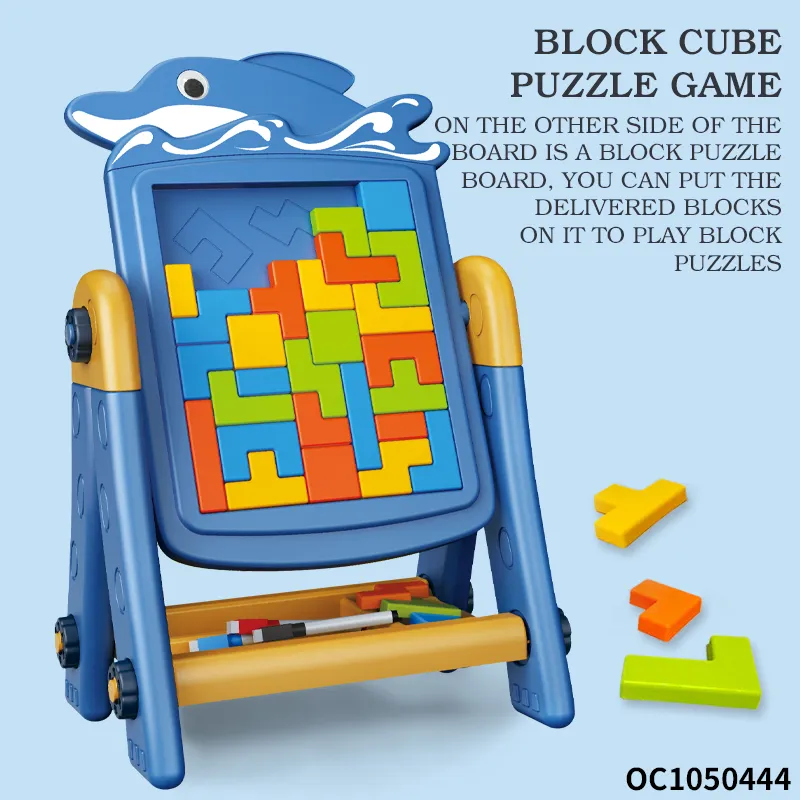 Block Early Handmade Montessori Puzzle Wholesale Educational Toys Drawing Table Toys for Kids