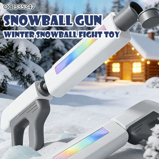 Winter Items Shooting Game Carnival Multiplayer Interactive Reaction Outdoor Challenge Games Snowball Launcher Gun for Kids