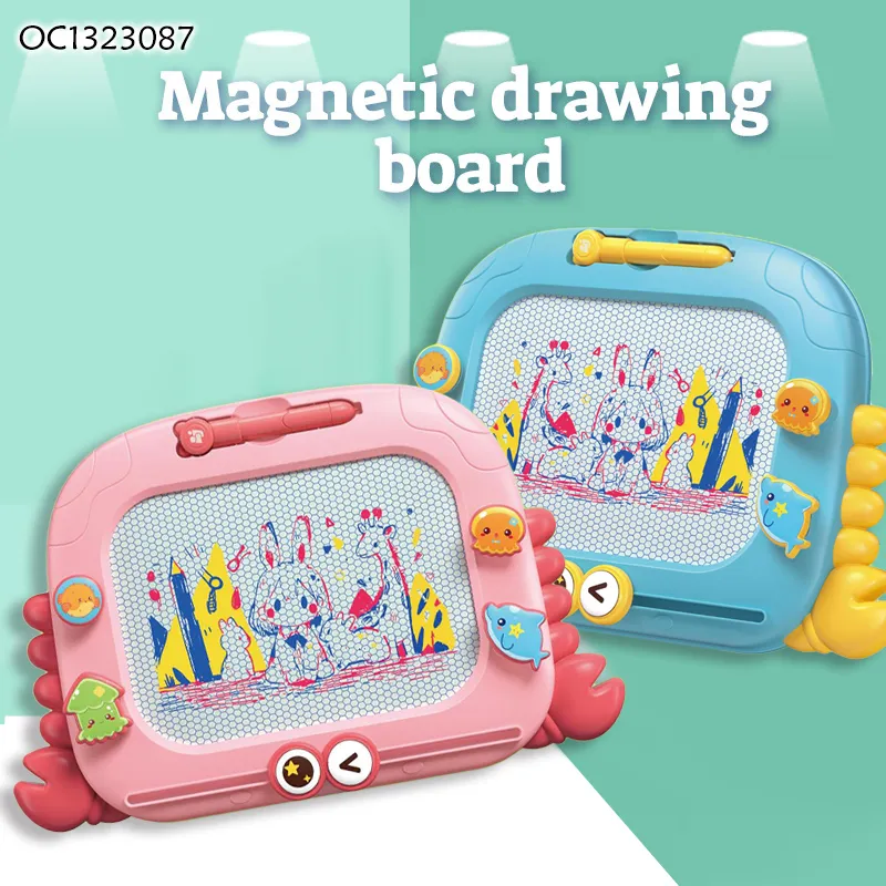 Montessori Educational Animal Themes Toys Recycled Plastic Cartoon Toys Wholesale Magnetic Drawing Board for Kids