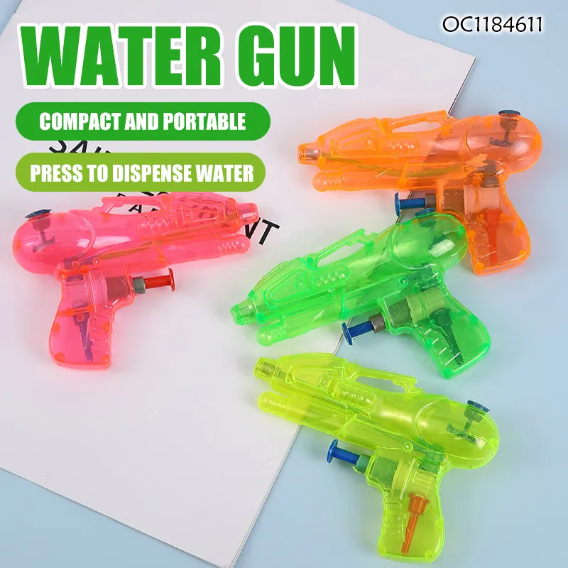 Wholesale Promotional Beach Accessories 6PCS Cheap Plastic Toy Sniper Water Gun