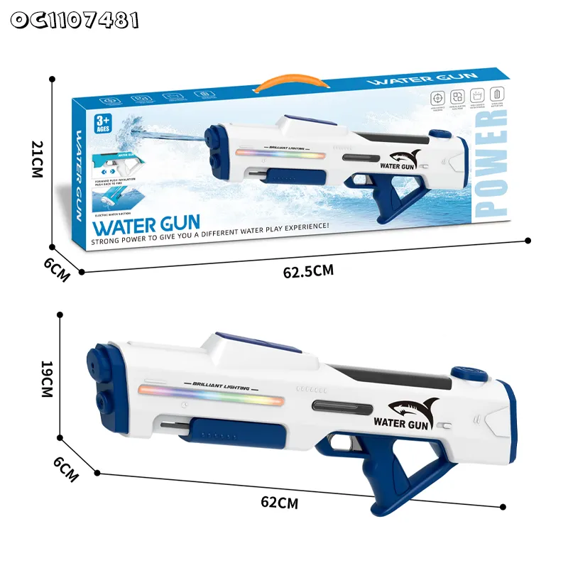 Summer Outdoor High-Capacity Electric Continuous Shoot China Waterproof Kids' Rechargeable Toy Water Gun