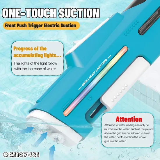 Summer Outdoor High-Capacity Electric Continuous Shoot China Waterproof Kids' Rechargeable Toy Water Gun