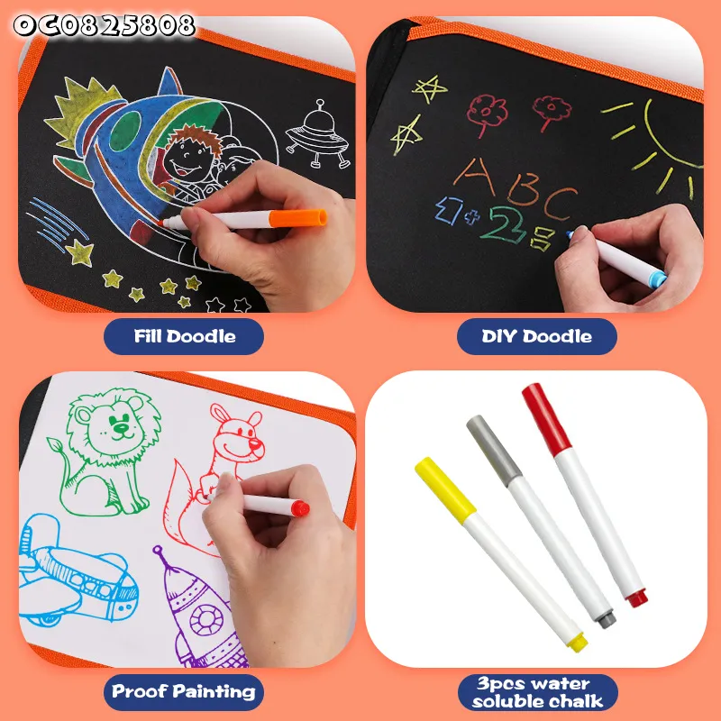 Wholesale DIY Baby Coloring Cloth Books Early Education Painting Drawing Montessori Educational Toy