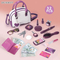 New Trending Hot Selling Cute Little Beauty Tools and Accessories Makeup Items Cosmetic Tool Toy for Girls with Makeup Bag Custom Logo