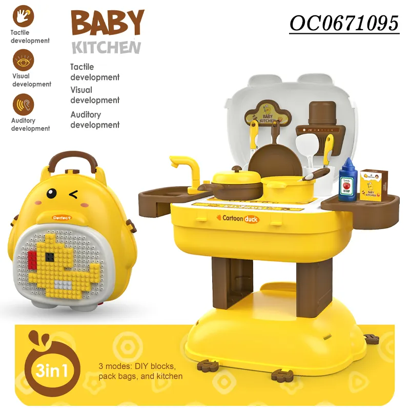 Wholesale Kids Miniature Pretend Mini Kitchen Children's Plastic Tool Plastic Cooking Pretend Play Food Toys