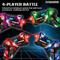 4PCS Funny Electric Interactive Battle Multiplayer Shoot Gun Games Vest Receiver Novelty Plastic Toy Gun