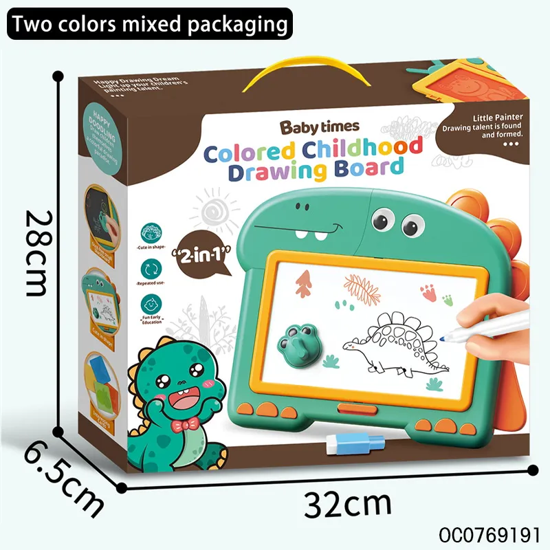 Plastic Popular DIY Creative Magnetic Drawing Board Table Early Education Children Toys