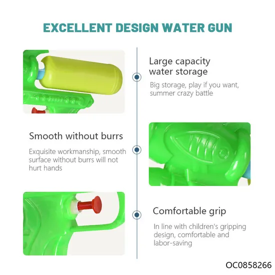 2025 New Arrival Transparent Mini Plastic Portable Water Gun Toys Water Shooting Game for Summer Hot Selling Items