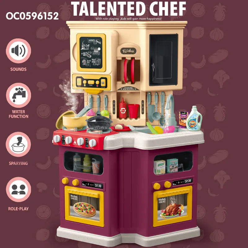 Wholesale Best Pretend Play Large Plastic Children House Kitchen Toy Sets