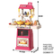 Wholesale Play Pretend Kitchen Cooking Pink Plastic Kitchen Toys Gift Set for Kids