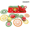 Wholesale Fruit Steel Tea Cups and Toys Mini Kitchen Pretend Gift Play Set