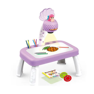 Children LED Projector 12PCS Pen Book Projector Slides Painting Wholesale Magnetic Writing Drawing Table Board