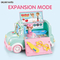 Light Music Plastic Doctor Nurse Pretend Play Ambulance Car Montessori Doctor Play Set Kit for Kids