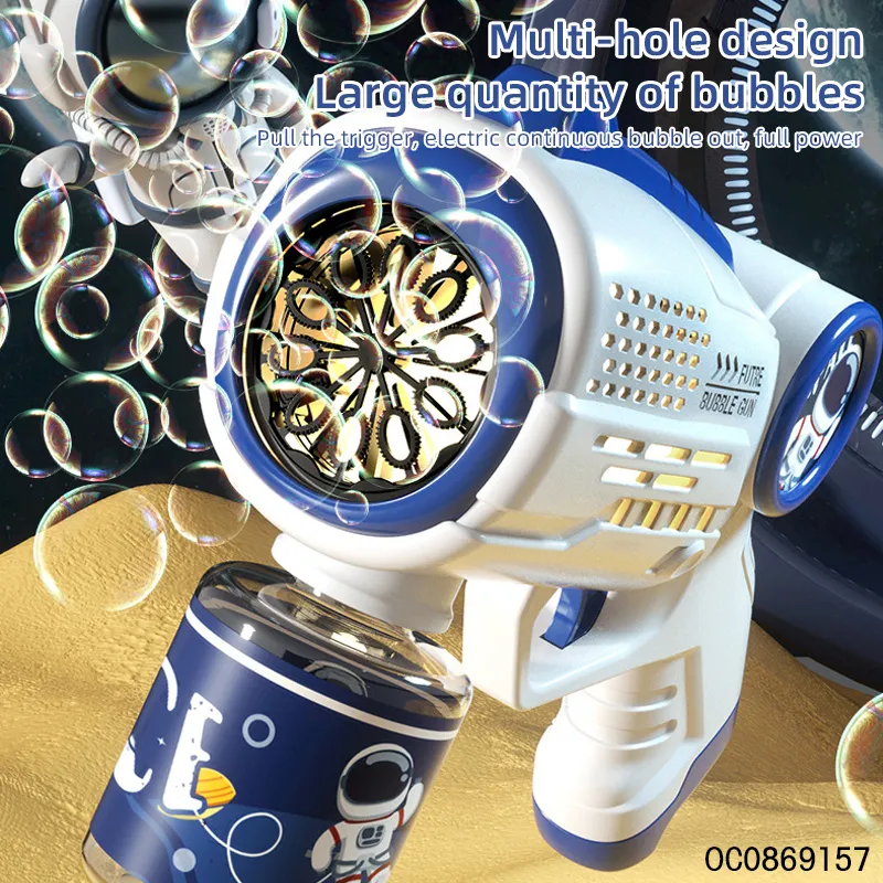 Outdoor Wedding Party Birthday Space Bubble Gun Machine Gift Perfect Choice Kids Toys Automatic Electric Bubble Machine Gun