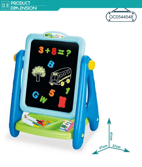 Montessori Plastic Toy Activity Learning Table Magnetic Writing Children Popular DIY Drawing Board
