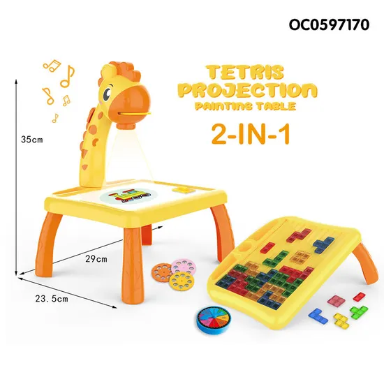 Children Early Learning Electronic LED Trace Magnetic Draw Painting Board for Kids