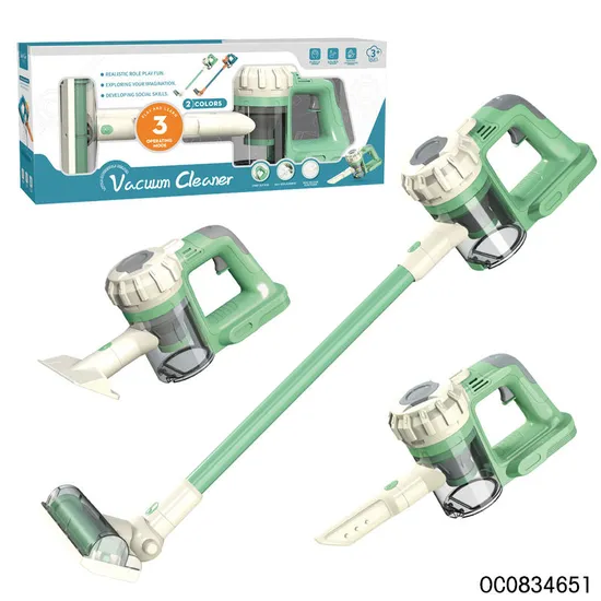 Play Educational Toy Handheld Vacuum Cleaner Plastic Preschool Indoor Cleaning Tools Toys