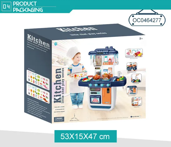 Wholesale New Cute Kitchen Pretend Plastic Children House Role Play Gift Set for Kids