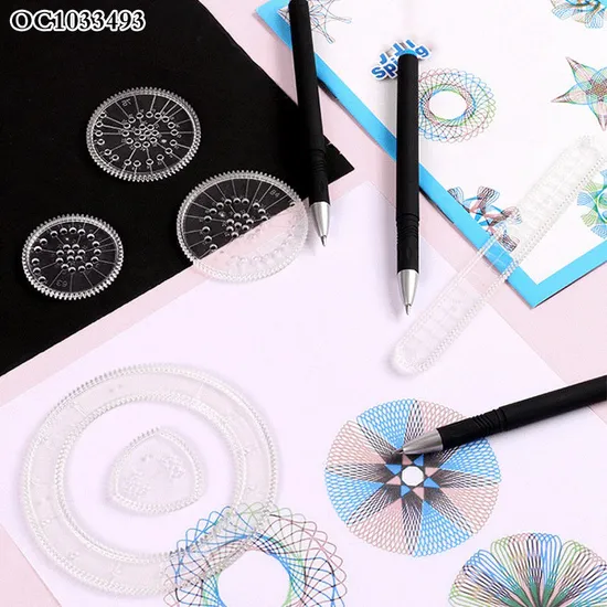 Kids Funny Plastic Creative Spirograph Most Popular Wholesale Educational Painting Drawing Toys for Children