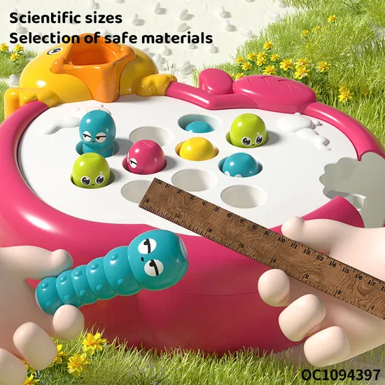 Wholesale Montessori Game Baby Interactive Board Games Electric Fishing Toys for Kids with Music