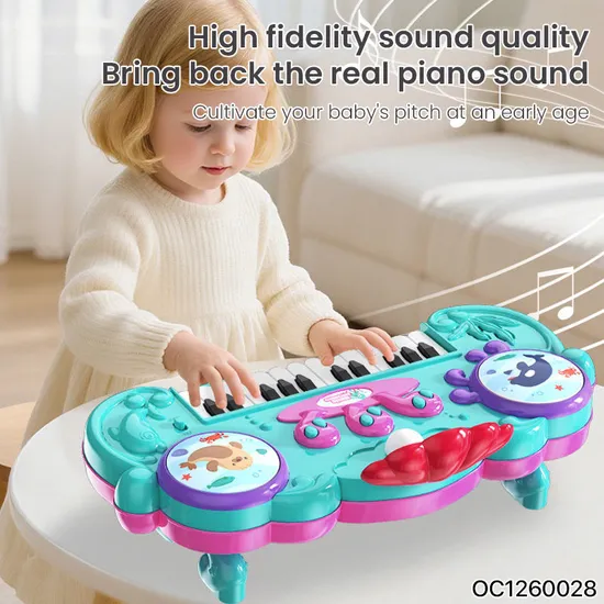 Wholesale 24 Key Piano Baby Electronic Instrument Baby Educational Musical Toy Keyboard