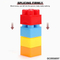 Wholesale Montessori Educational Construction Plastic Building Block DIY Toy