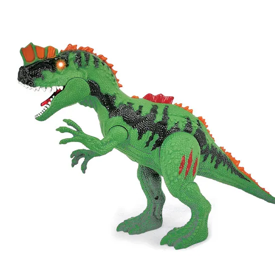 Battery Operated Movable Realistic Simulated Dinosaurs Model Moving and Walk Toys with Light and Sound for Boys