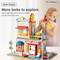 Wholesale Montessori Educational Plastic Popular DIY Building Block Set Toys