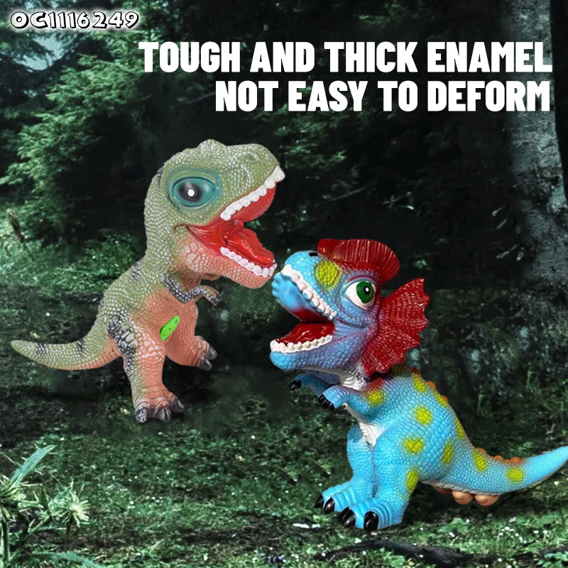 Set Animal Figurines Toys Simulated Animal Model Promotional PVC Items Solid Dinosaurs Products Models Toy for Kids with Sound