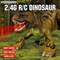 New Arrivalsimulatedtyrannosaurus Rex Large Plastic Remote Control Dinosaur Model Toy Made in China with Simulation Sound