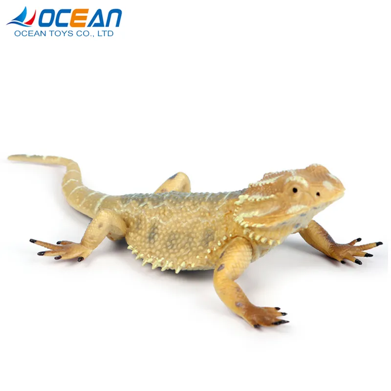 Wholesale Popular Educational 4 Piece Rubber Lizard Animal Toy