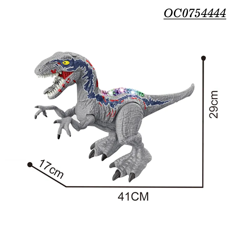 Kids 2.4G Simulation Cool Remote Control RC Spray Mist Walking Dinosaur Toy