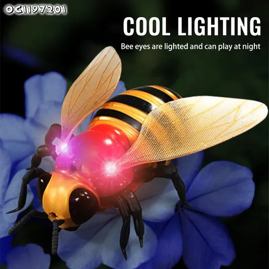 Wholesale Sensing Function Electronic Insects Flying Bee Remote Control Toys for Children with Light