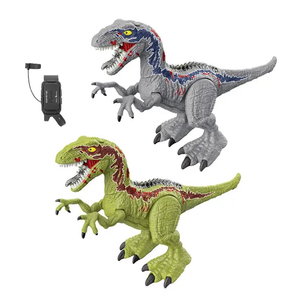 Kids 2.4G Simulation Cool Remote Control RC Spray Mist Walking Dinosaur Toy