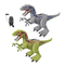 Kids 2.4G Simulation Cool Remote Control RC Spray Mist Walking Dinosaur Toy