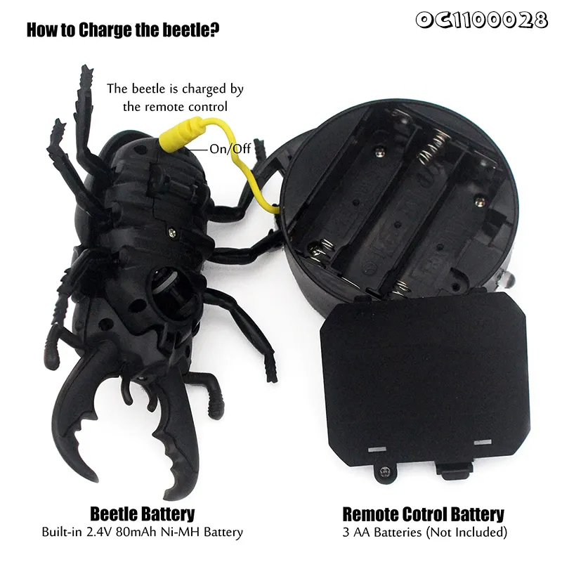 Wholesale Model Plastic Realistic Robot Insect Remote Control Animal Toy for Kids