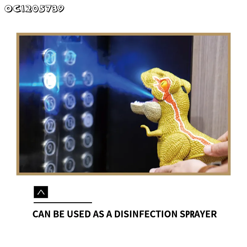 Mist Spray Function Interactive Educational Toy Electric Walking Bo Walking Dinosaurs Toy with Sounds and Lights for Kids Age 4-6