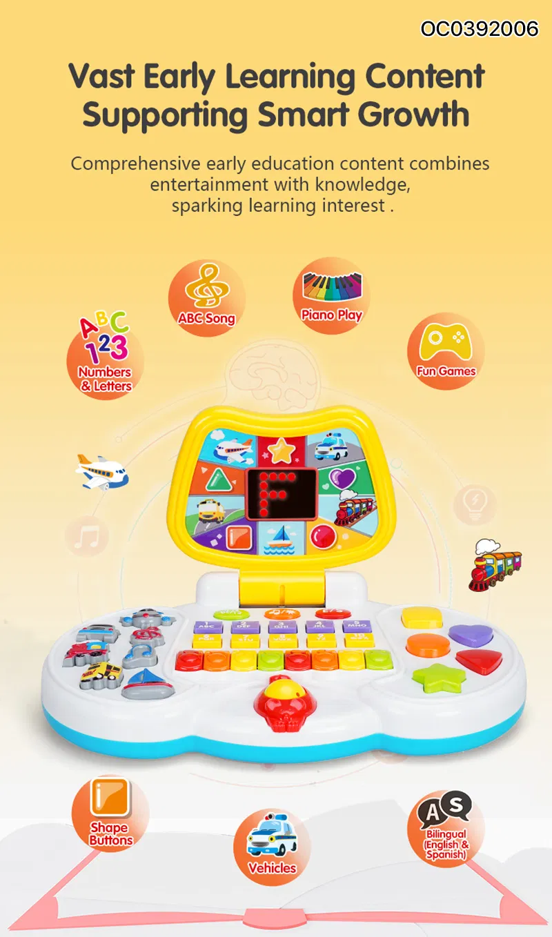 Wholesale Electronic Montessori Educational Plastic Piano Keyboard Music Toys