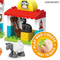 Wholesale Educational DIY Garden Plastic Brick Toy House Building Blocks for Kids
