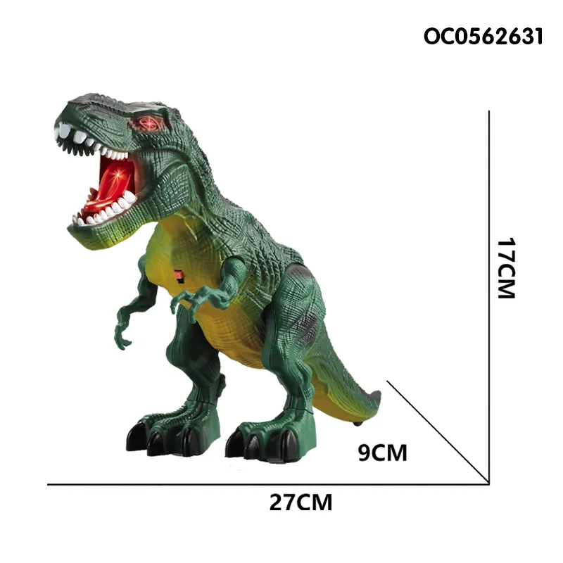 Simulation Tyrannosaurus Electric Walking Dinosaurs Toys for Kids with Light Sound