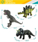Simulation Appearance IC Roar Sound Soft Rubber Kids Dinosaur Toys Filled with Cotton