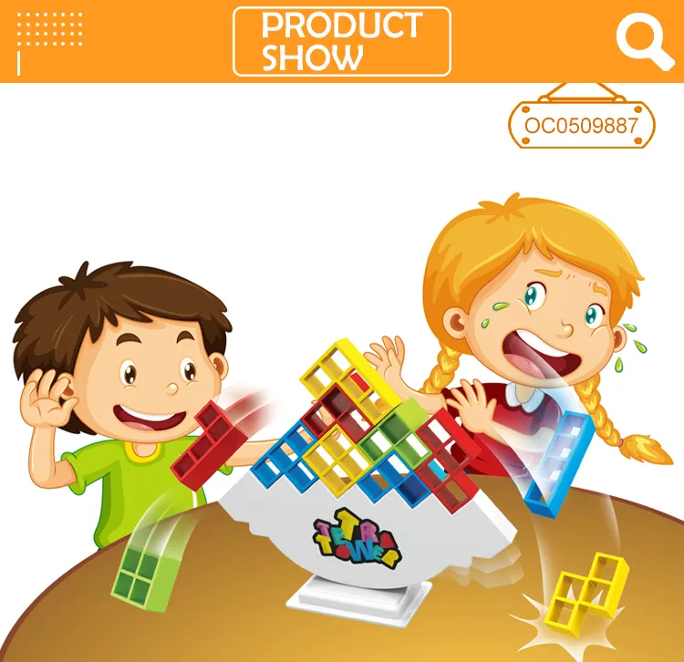 Wholesale Educational Montessori Creative Plastic Building Block Toy