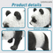 Wholesale Popular PVC Panda Realistic Small 3D Plastic Wild Animal Model Toys with Sound for Kids