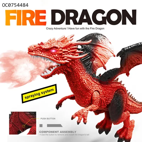 Remote Control Wholesale Plastic Sound Light RC Dinosaur Walking Emulational Model Toys for Kids