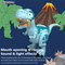 China Wholesale Promotional Bite Bone Battery Operated B O Roaring Plastic Toy Dinosaur Toy with Light Sound and Gift for Sale