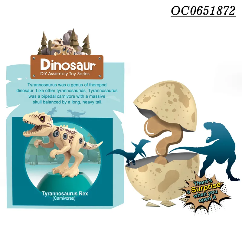 Small Dinosaur Toys Jurassic Popular DIY Assembled Models Boy Toys for Kids Children