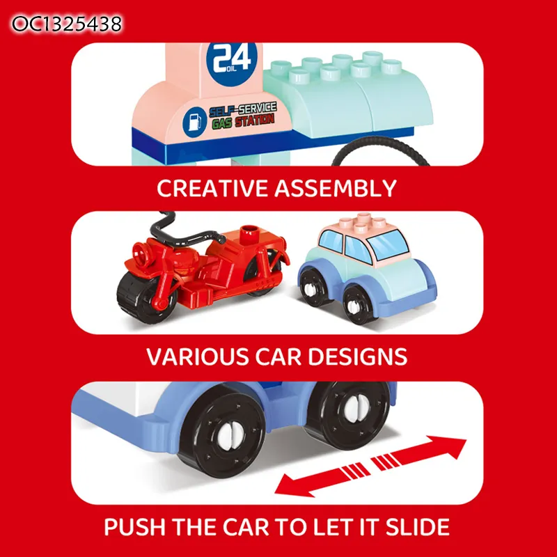 Wholesale Creative Kids Educational DIY Plastic Building Blocks Toy
